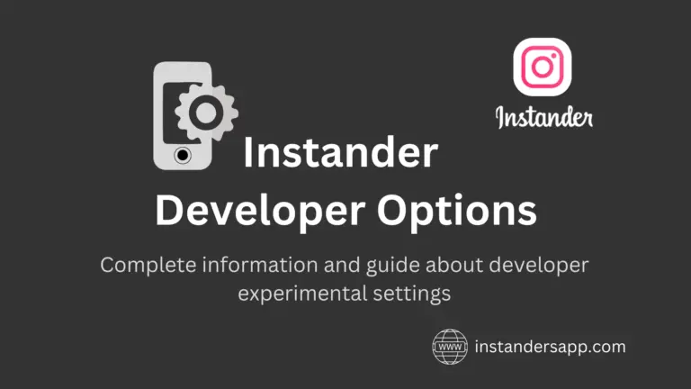 Instander Developer Options Complete Guide in 2024